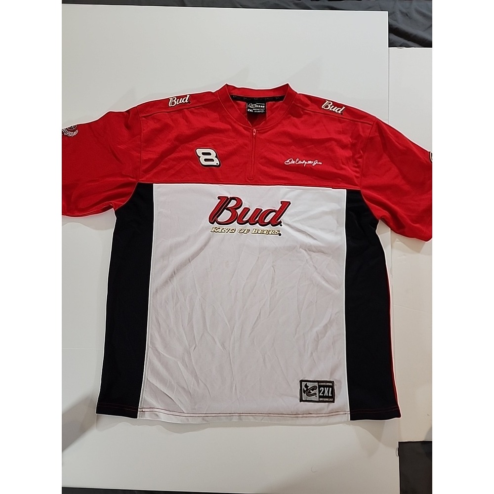 Chase Authentics Drivers Line Dale Earnhardt Jr Bud Racing Jersey Sz 2XL Nascar